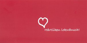 Grußkarte Geburtstag, Nordergooshiirder Fräisch